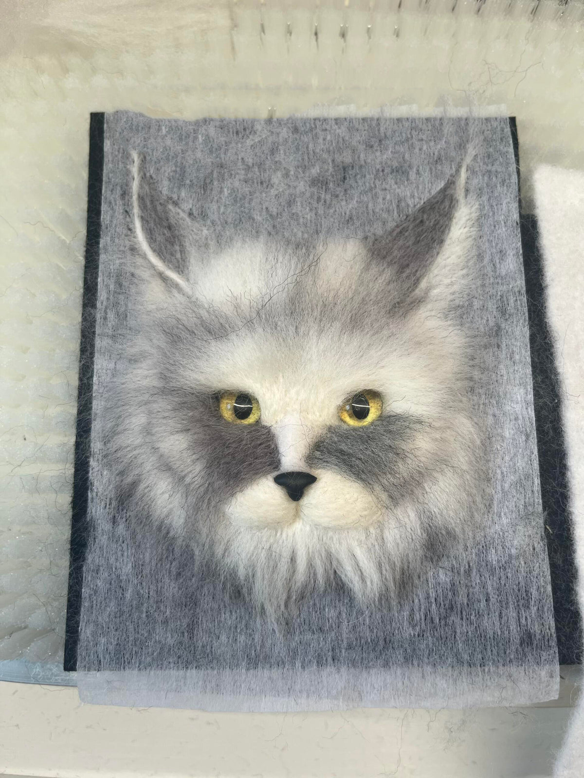 Personalized 3D Felted Pet Charm | Handmade Wool Felt Pet Portrait | Handmade Memorial Gift