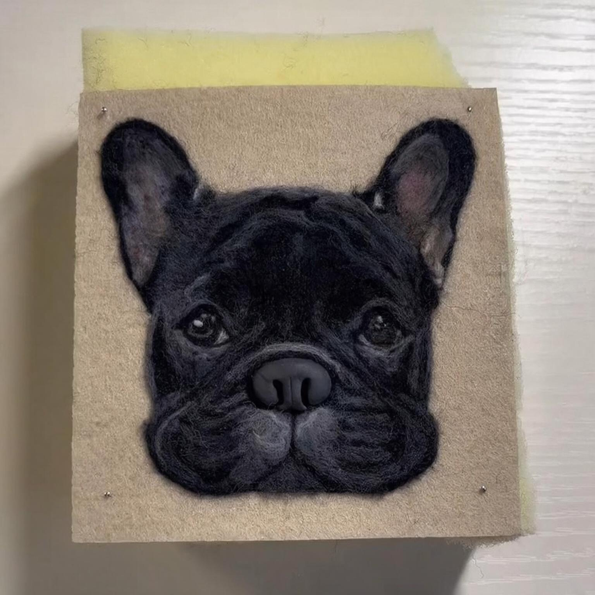 Personalized 3D Felted Dog Charm | Handmade Wool Felt Pet Portrait | Christmas Gift for Pet Lovers