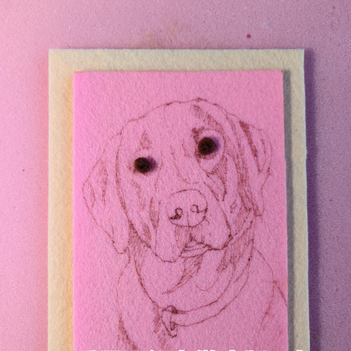 Custom Pet Portrait from Your Photo | Handmade Needle Felted Wool Art | Personalized Dog Cat Keepsake Gift