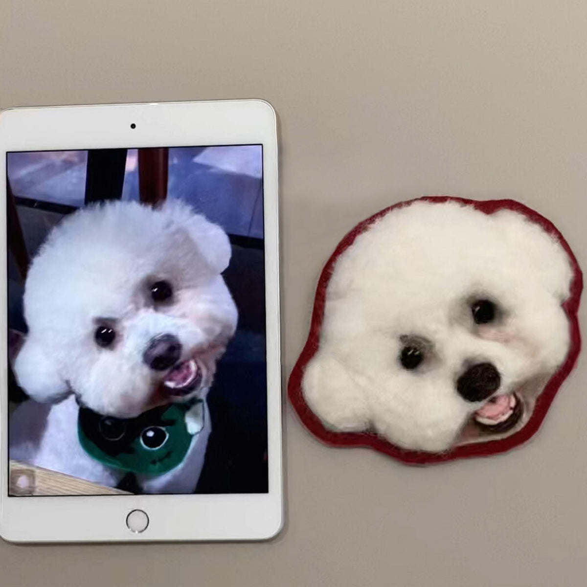 3D Needle Felted Pet Charm | Custom Wool Dog Cat Keychain | Christmas Gift for Pet Lovers（副本）