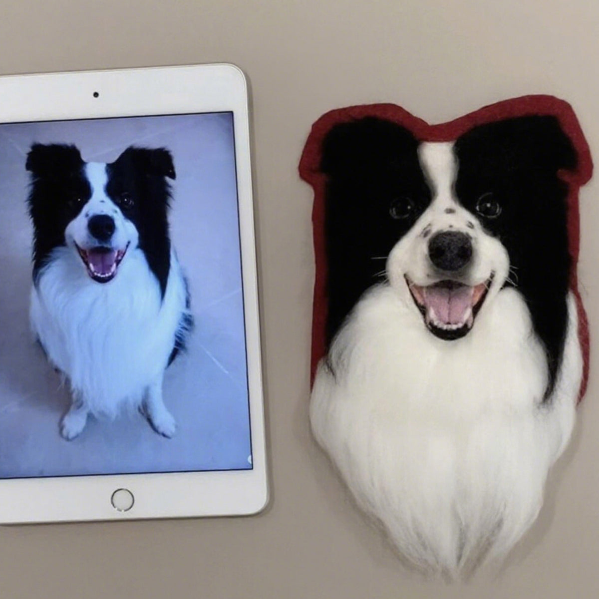 3D Needle Felted Pet Charm | Custom Wool Dog Cat Keychain | Christmas Gift for Pet Lovers（副本）