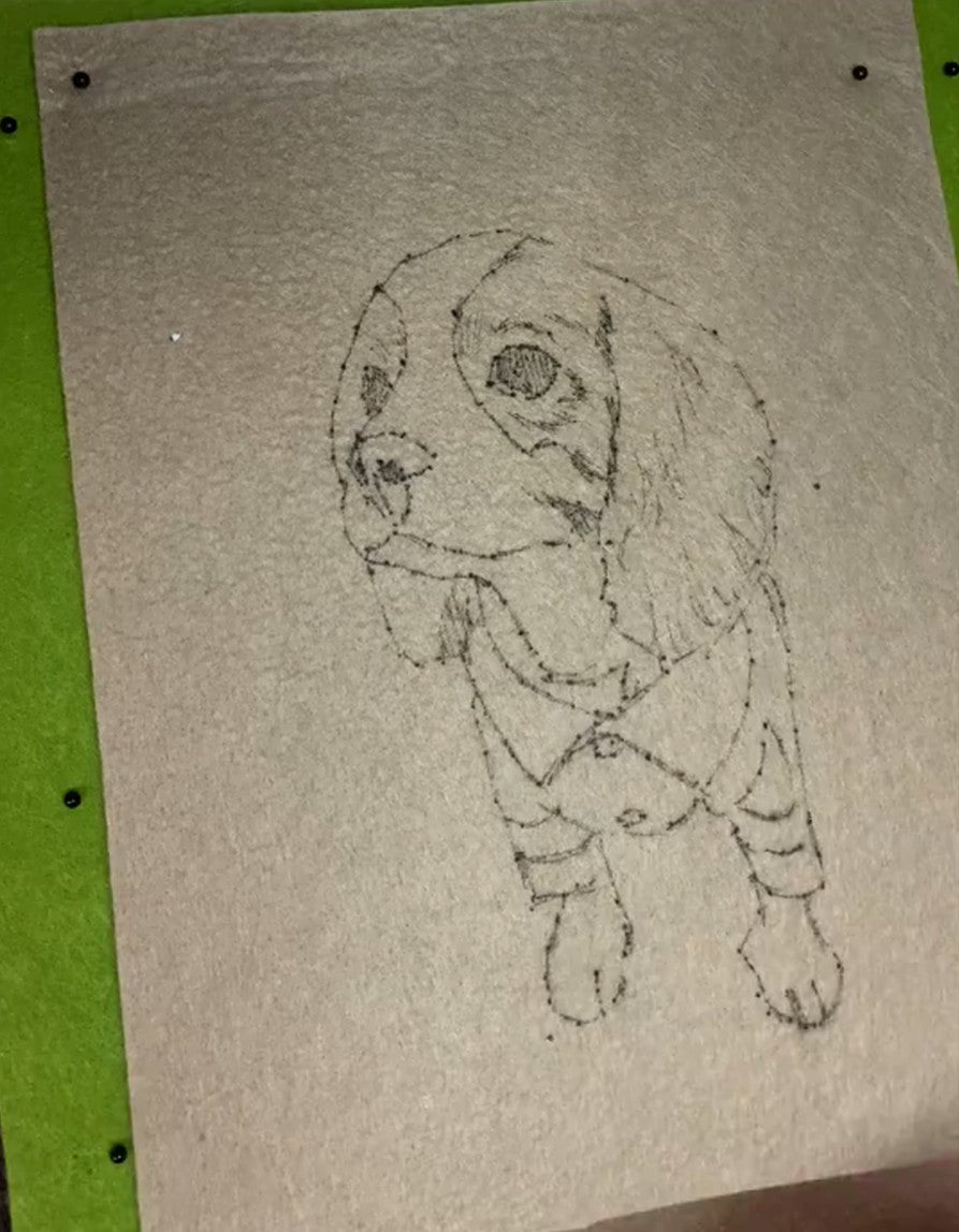 Custom Dog Portrait from Your Photo | Handmade Needle Felted Wool Art | Personalized Pet Keepsake Gift