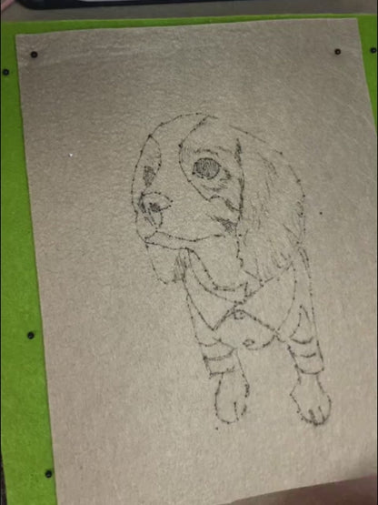 Custom Dog Portrait from Your Photo | Handmade Needle Felted Wool Art | Personalized Pet Keepsake Gift