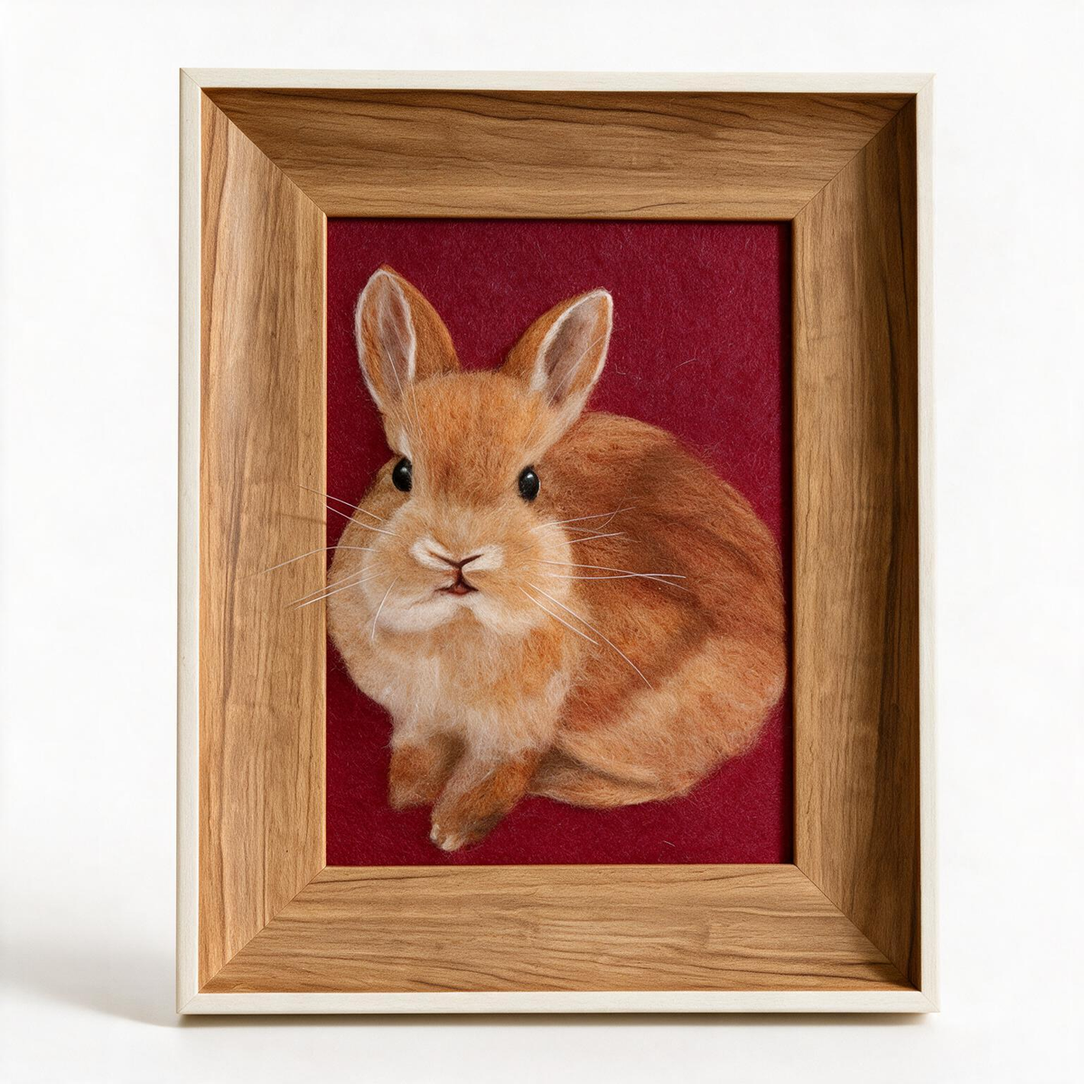 Custom Small Pets Portrait | Needle Felted Rabbit Bunny | Personalized Meaningful Gift for Small Pets Lovers