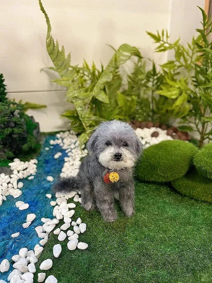 Custom Pet Sculpture | Needle Felted Dog Cat Figurine | Handmade Wool Personalized Memorial Gift