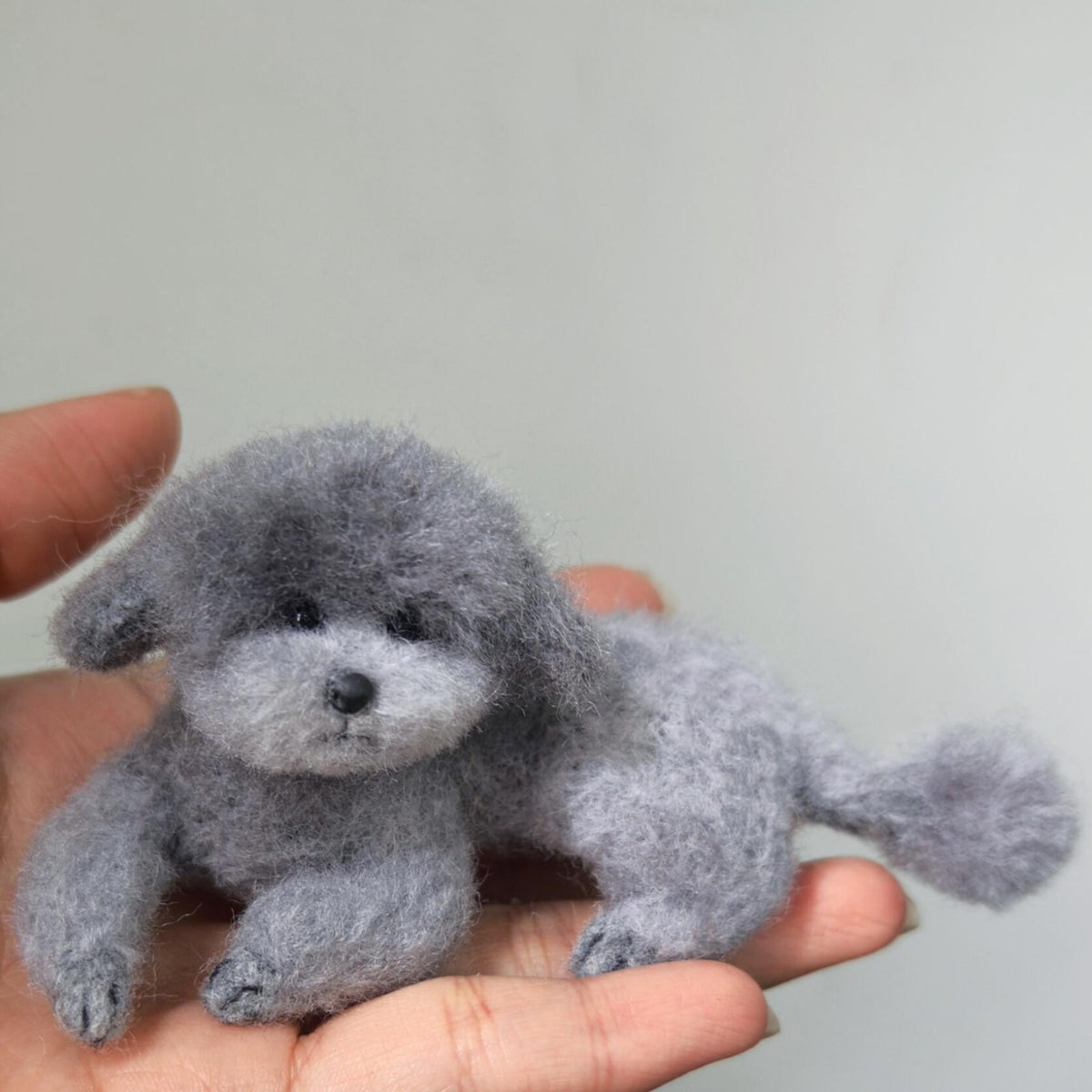 Personalized Dog Sculpture | Custom Mini 3D Wool Figurine | Needle Felted Pet Memorial Gift