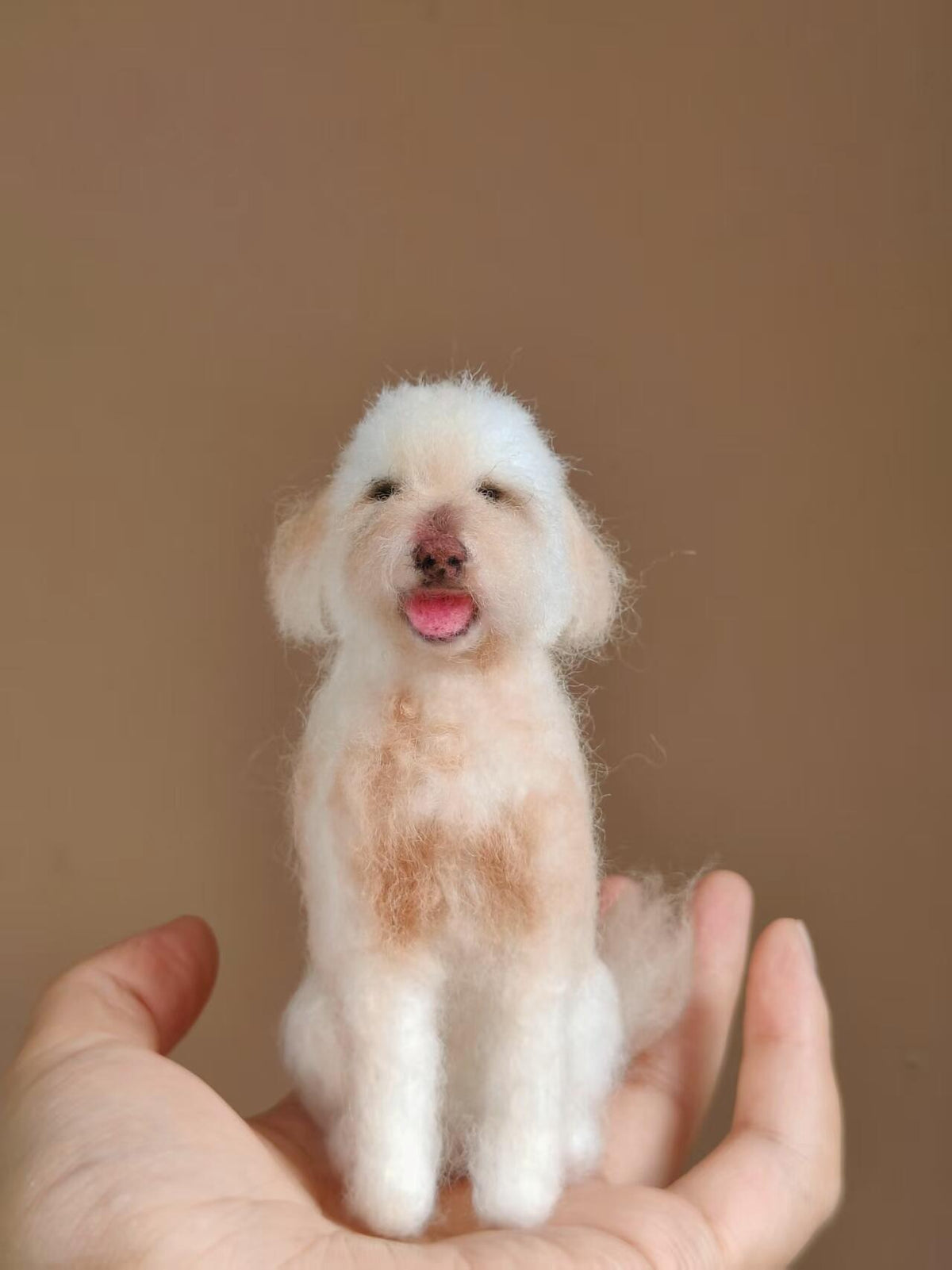 Personalized Dog Sculpture | Custom Mini 3D Wool Figurine | Handmade Pet Memorial Gift