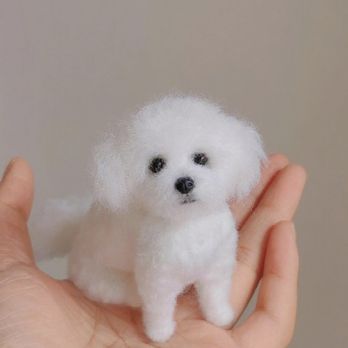 Custom 3D Dog Cat Sculpture | Needle Felted Mini Figurine | Handmade Wool Personalized Pet Portrait