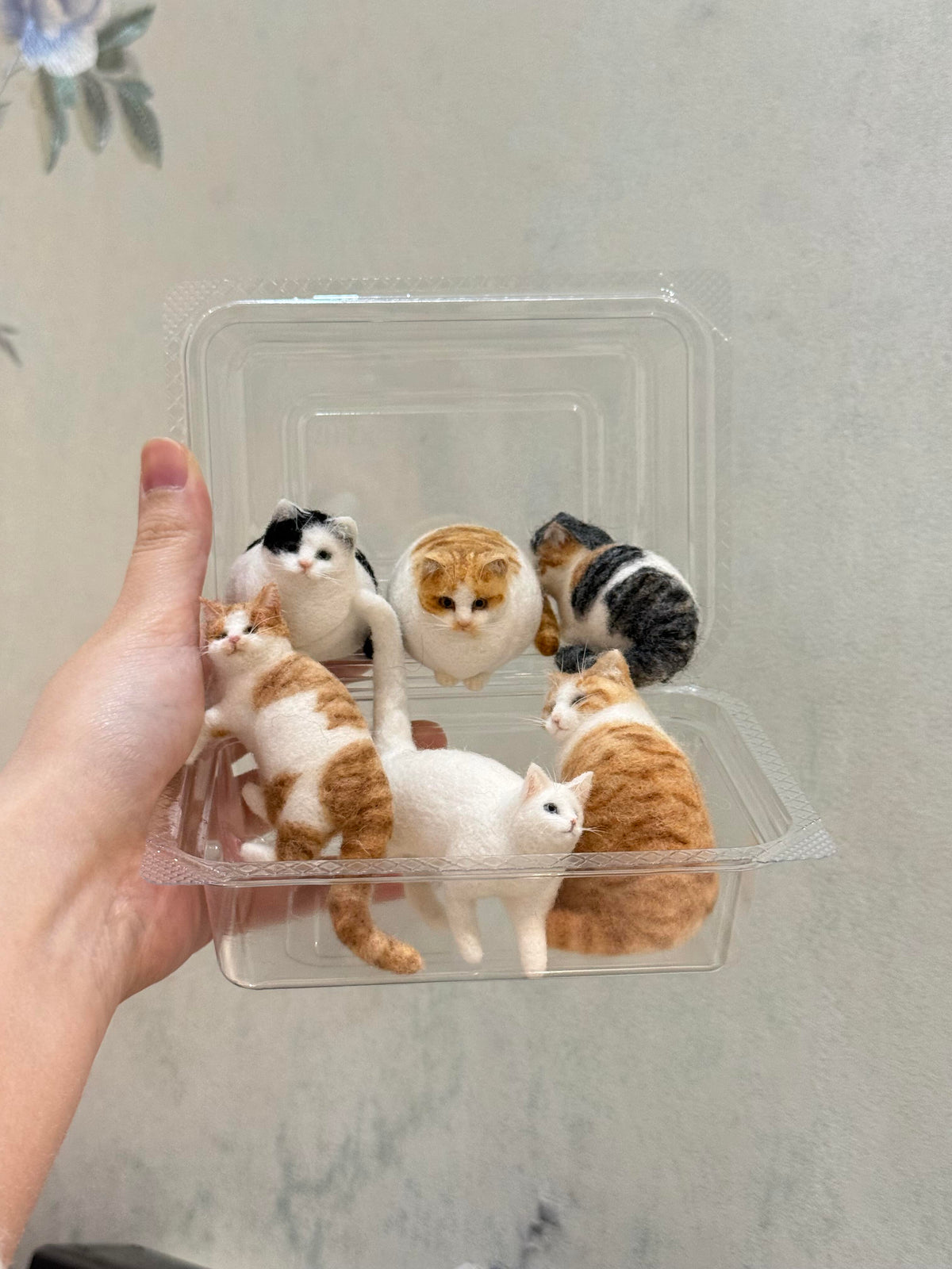 Custom Cat Sculpture | Miniature Needle Felted Figurine | Personalized Dog Cat Memory Gift